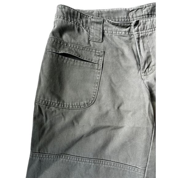 🌻 4/$25 GAP Cargo Style Wide Leg Pants, Y2K, Olive Green, Women's size 6 - Picture 4 of 5